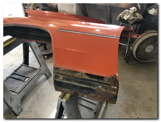 Disassembly progress
